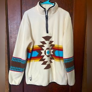 Pacsun Quarter Zip Fleece Sweater